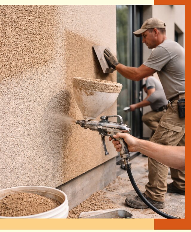Утепление фасада жидкой пробкой в Лениногорске от 4954 руб./м² под ключ | ТепломастерЛнр