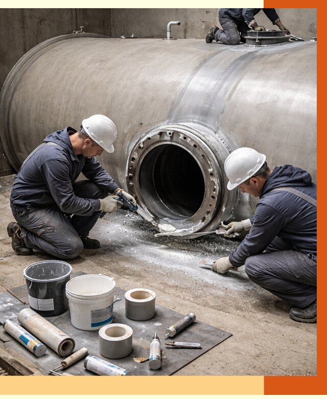 Гидроизоляция резервуара с топливом в Лениногорске от 77400 руб. под ключ | ТепломастерЛнр